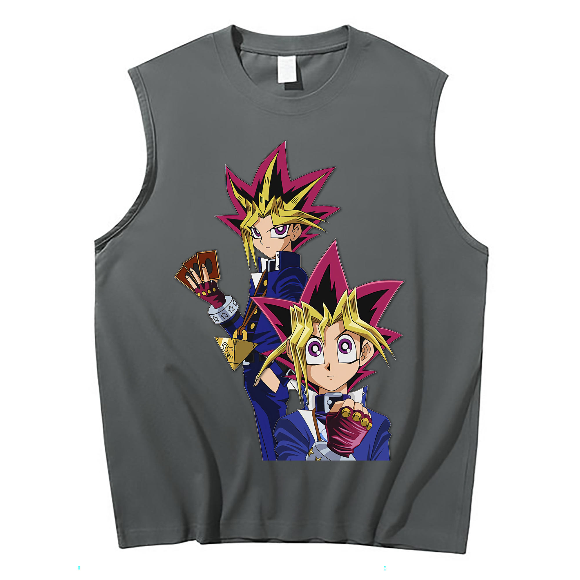 （画像用） 遊☆戯☆王 Yu-Gi-Oh! コットン100％タンクトップ（フロントプリント）